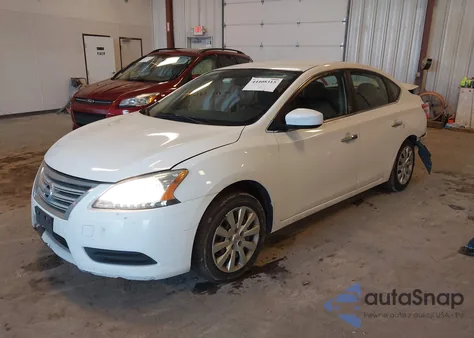 2015 Nissan Sentra Fe+ S/S/Sl/Sr/Sv z USA, uszkodzony, nr VIN 3N1AB7AP3FL656274